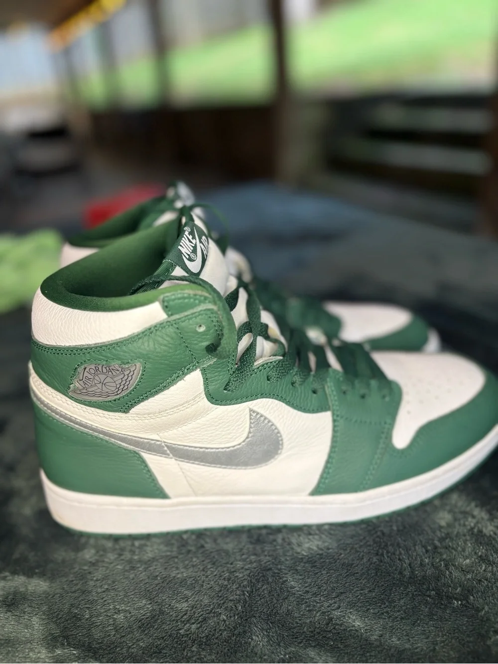 Nike Air Jordan 1 Retro High OG Gorge Green/White Leather DZ5485-303 2022